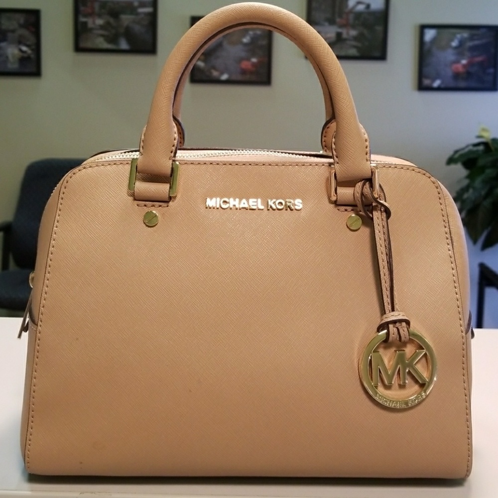 Michael Kors Tan Satchel (authentic)